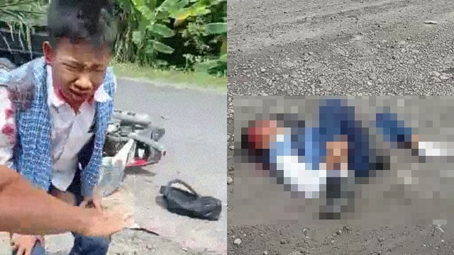 【閲覧注意】バイク通学中に3人乗り中学生の死亡事故。  |  閲覧注意グロ動画・衝撃映像のソルカブ