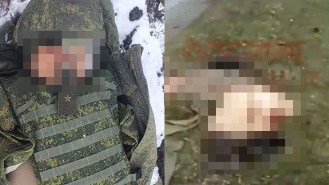 【閲覧注意】ロシア軍少将の死体と”お尻だけ”のロシア兵。  |  閲覧注意グロ動画・衝撃映像のソルカブ