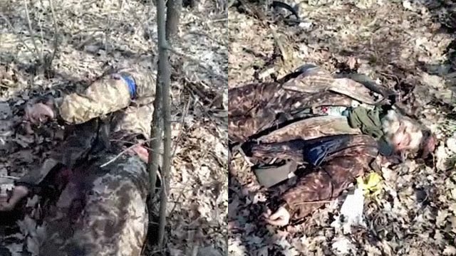 【閲覧注意】投降するウクライナ兵が銃殺された映像。  |  閲覧注意グロ動画・衝撃映像のソルカブ