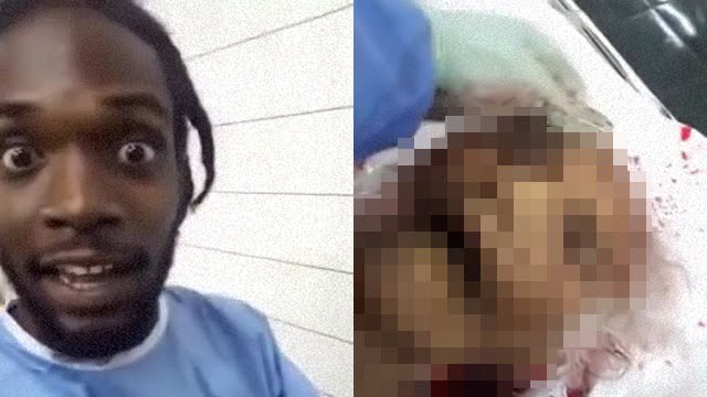 【閲覧注意】死体安置所で婆ちゃんの顔皮を剥ぐTikToker。 | 閲覧注意グロ動画・衝撃映像のソルカブ