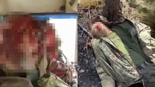 【閲覧注意】ウクライナ東部 ”戦闘最前線” でじわじわ攻め入るロシア軍と銃殺死体。  |  閲覧注意グロ動画・衝撃映像のソルカブ