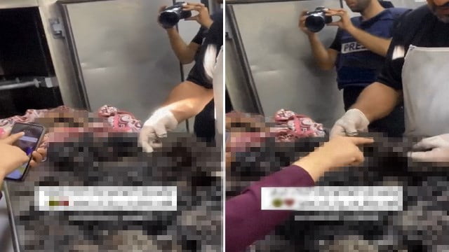【閲覧注意】ガザ空爆で肉塊と化した甥っ子を遺体安置所で探す女性。 | 閲覧注意グロ動画・衝撃映像のソルカブ