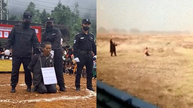 【閲覧注意】ミャンマー（ワ州）で死刑囚が処刑される映像が公開される。  |  閲覧注意グロ動画・衝撃映像のソルカブ