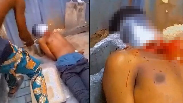 【閲覧注意】ナイジェリアの処刑人、死体斬るのが楽しくてしょうがない。  |  閲覧注意グロ動画・衝撃映像のソルカブ