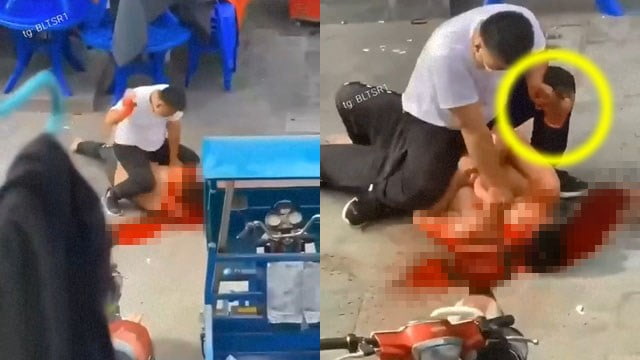 【閲覧注意】コップで人を木魚みたいにポクポク殴る喧嘩人。イラついてんな…  |  閲覧注意グロ動画・衝撃映像のソルカブ