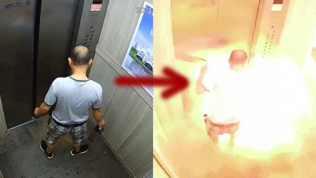 【衝撃映像】エレベーターでリチウム電池が大爆発！男性が焼け焦げてしまう。  |  閲覧注意グロ動画・衝撃映像のソルカブ