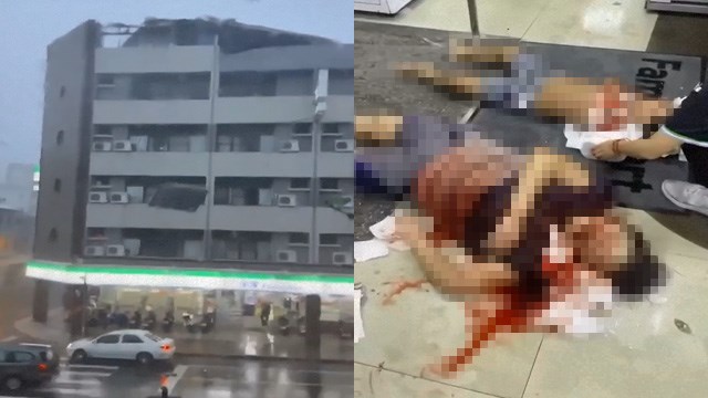 【閲覧注意】台風３号の影響で壁落下、母子死傷の衝撃（動画） | 閲覧注意グロ動画・衝撃映像のソルカブ