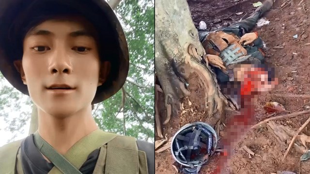 【閲覧注意】ミャンマーのイケメンが兵士の死体見つけて思わずSNS投稿。 | 閲覧注意グロ動画・衝撃映像のソルカブ