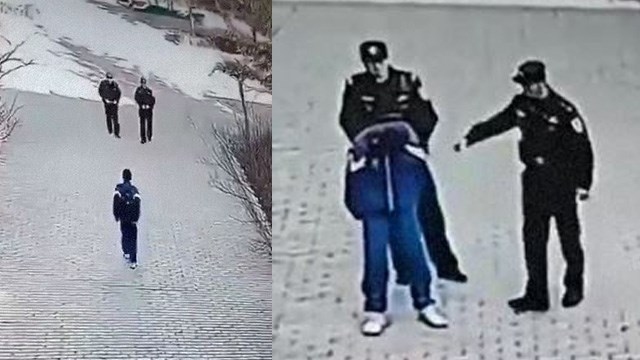 【中国】警察官が小学生に殴りかかる動画がSNSで話題に。マジかよ・・・ | 閲覧注意グロ動画・衝撃映像のソルカブ
