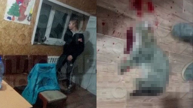 【閲覧注意】猫に夕食を奪われたロシア人が嬉々として猫を虐殺。頭を砕き血は四方八方へ… | 閲覧注意グロ動画・衝撃映像のソルカブ