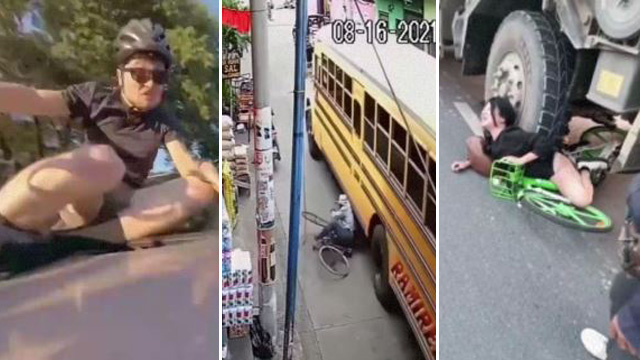 【閲覧注意】公道を走る自転車事故の恐怖（まとめ動画） | 閲覧注意グロ動画・衝撃映像のソルカブ