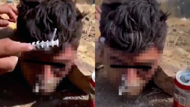 【閲覧注意】生きてる実感の無い生首におしゃれの重要性を教えるメキシコギャング。 | 閲覧注意グロ動画・衝撃映像のソルカブ
