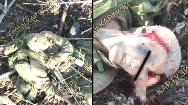 【閲覧注意】死を悟るロシア兵が機関銃自殺（衝撃映像） | 閲覧注意グロ動画・衝撃映像のソルカブ